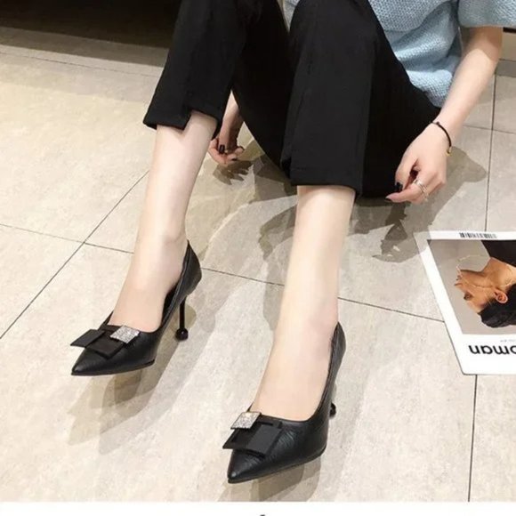 high heels new chunky heel fashion shoes - Picture 8 of 9